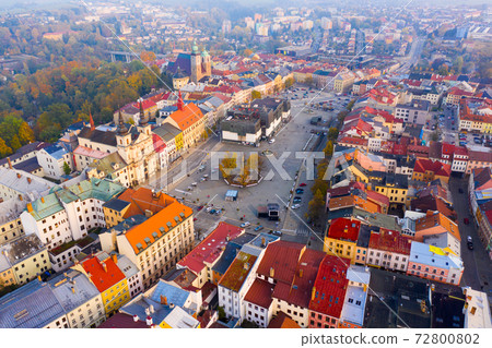 Central square of Czech city of Jihlava Central square of Czech city of Jihlava 72800802