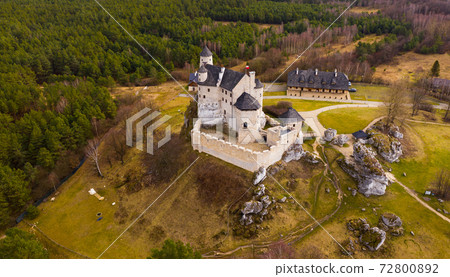 Royal Castle in Bobolice after reconstruction 72800892