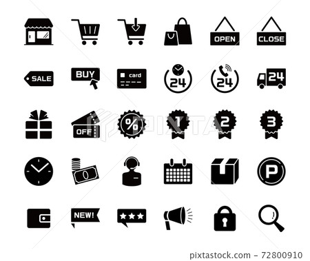 Vector icon set for online shopping Vector icon set for online shopping 72800910