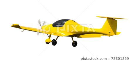 Light airplane isolated Light airplane isolated 72801269