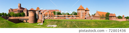 Panorama of Malbork Castle Panorama of Malbork Castle 72801436