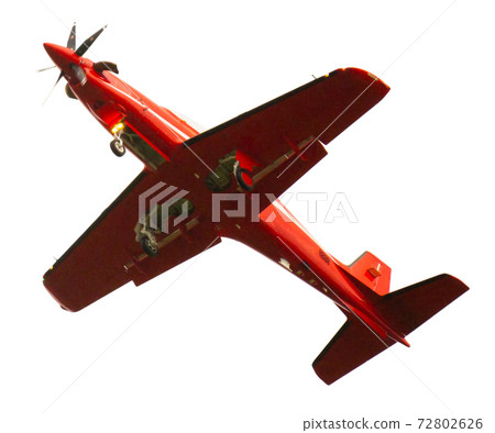 Single engine turboprop monoplane isolated on white Single engine turboprop monoplane isolated on white 72802626