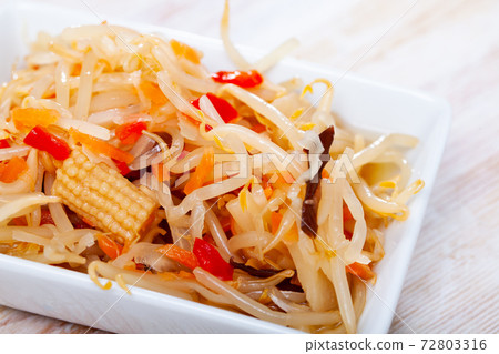 Close up of Chinese salad Close up of Chinese salad 72803316