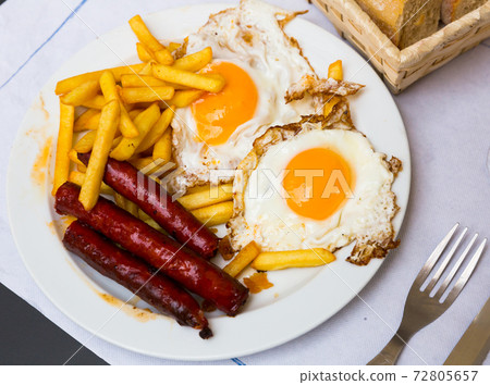 Huevos con chistorra Huevos con chistorra 72805657