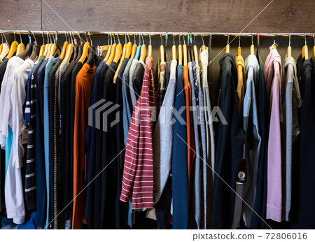 Fashion clothes in the shopping centre Fashion clothes in the shopping centre 72806016