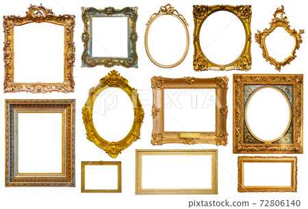 assortment of isolated frames assortment of isolated frames 72806140