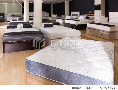 Interior of modern mattresses and furniture store Interior of modern mattresses and furniture store 72806155