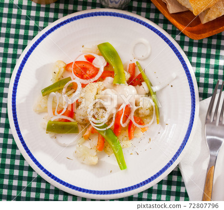 Salad with cauliflower Salad with cauliflower 72807796
