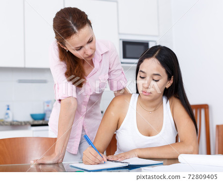 mother unhappy with her daughter 72809405