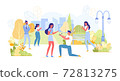 Advertising Banner, Marriage Proposal Surprise. 72813275