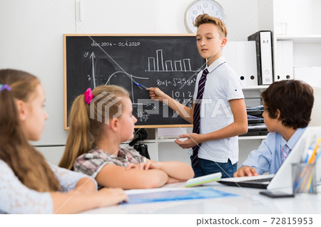 Teens male about mathematical formulas 72815953