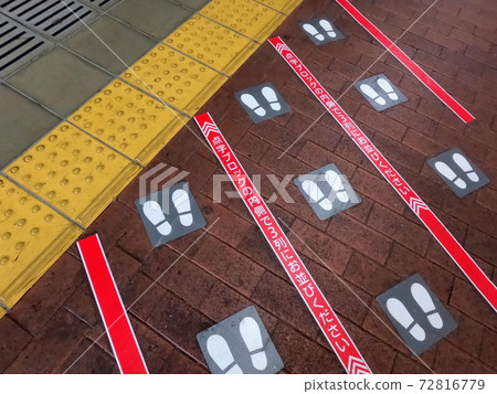 排隊登機標記 排隊登機標記 72816779