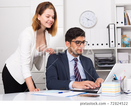 Business team working in office Business team working in office 72824522