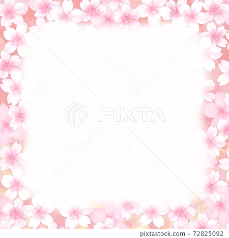 Cherry frame background square Cherry frame background square 72825092