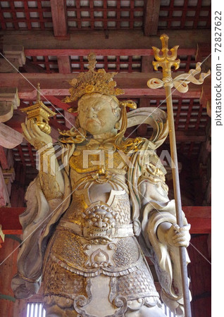 World Cultural Heritage of the Ancient City of Nara Tamonten Statue of the Great Buddha Hall at Todaiji Temple 72827622