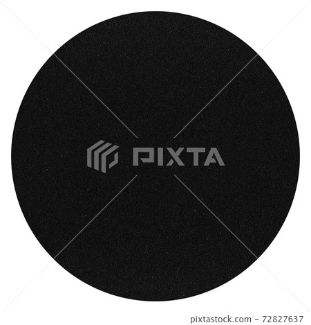 High round black sandpaper texture, background sanding paper 72827637
