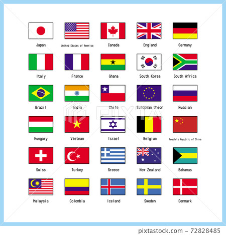 world flag name list