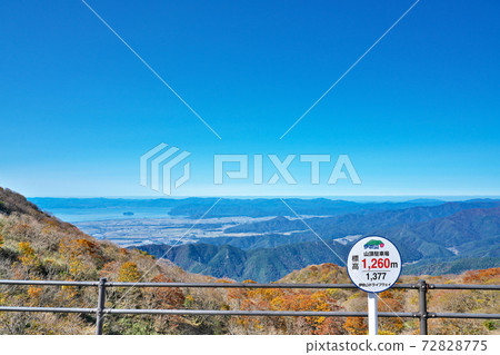 [Landscape from Ibukiyama Driveway] Ueno, Maibara City, Shiga Prefecture 72828775