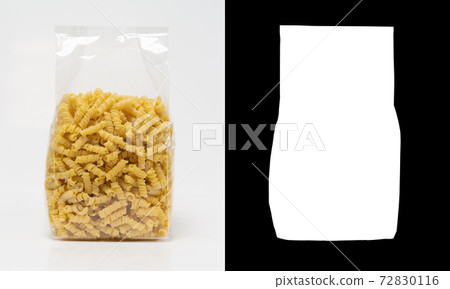 Transparent plastic pasta bag busiate 72830116