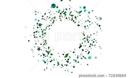 CG party sphere that spreads in a circle 72830669