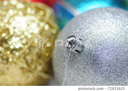 Christmas and New Year`s ball of shiny color Christmas and New Year`s ball of shiny color 72831625