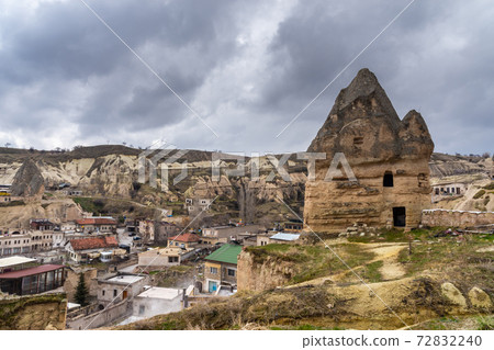 View of Goreme town in Cappadocia, Central Anatolia,Turkey View of Goreme town in Cappadocia, Central Anatolia,Turkey 72832240