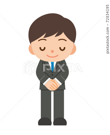 Bowing suit men - Stock Illustration [72834195] - PIXTA