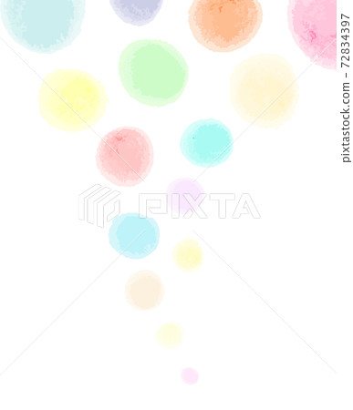 Cute pastel polka dot background Cute pastel polka dot background 72834397