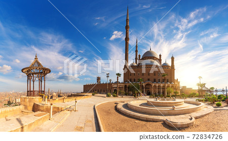The Great Mosque of Muhammad Ali Pasha or Alabaster Mosque in the Cairo Citadel, Egypt The Great Mosque of Muhammad Ali Pasha or Alabaster Mosque in the Cairo Citadel, Egypt 72834726