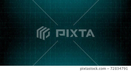 Futuristic digital background. HUD backdrop in a cyberpunk style with with grid and binary code. Design for banner, web, poster, brochure, flyer and card. Vector Futuristic digital background. HUD backdrop in a cyberpunk style with with grid and binary code. Design for banner, web, poster, brochure, flyer and card. Vector 72834791