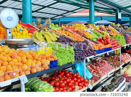 Vegetables and fruits Vegetables and fruits 72835248