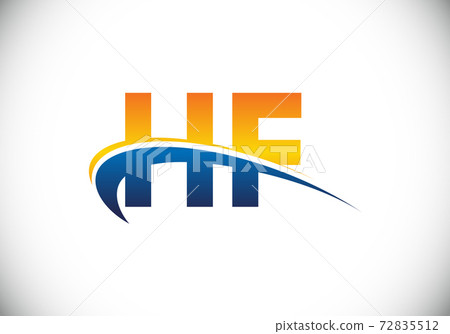 Initial Monogram Letter H F Logo Design Vector Template. H F Letter Logo Design Initial Monogram Letter H F Logo Design Vector Template. H F Letter Logo Design 72835512