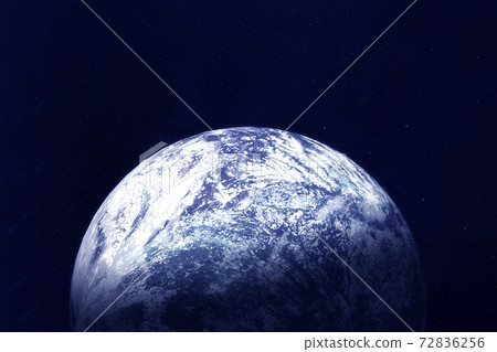 Exoplanet in a far dark space. Elements of this image were furnished by NASA. 72836256