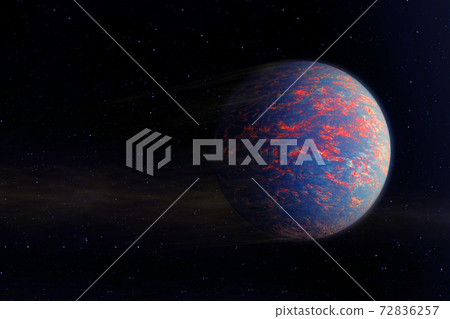 Exoplanet in a far dark space. Elements of this image were furnished by NASA. Exoplanet in a far dark space. Elements of this image were furnished by NASA. 72836257