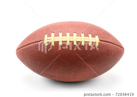 American football ball on a white background American football ball on a white background 72836419