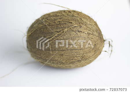 Coconut nut isolated on white background 72837073