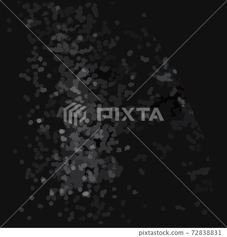 Abstract dark background with white blurred circles 72838831