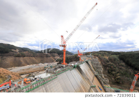 Kawakami dam construction site 72839011