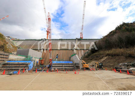 Kawakami dam construction site 72839017
