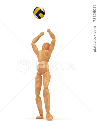 Volleyball Player Volleyball Player 72839052