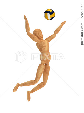 Volleyball Player 72839058