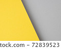 Bright yellow paper real texture background. 72839523