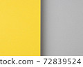 Bright yellow paper real texture background. 72839524