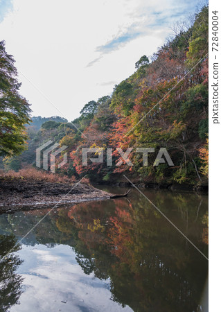 [從遊輪到稻山谷秋葉的龜山湖背面] 72840004