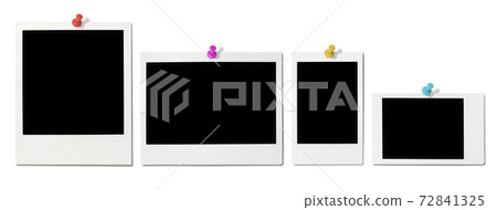 Frames of instant films of various shapes Frames of instant films of various shapes 72841325