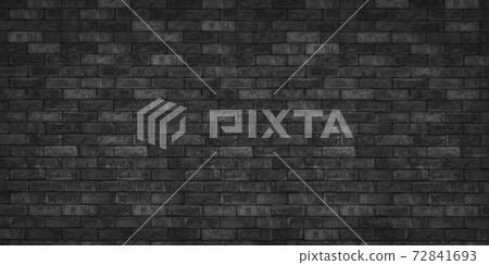 Black brick wall background texture Black brick wall background texture 72841693