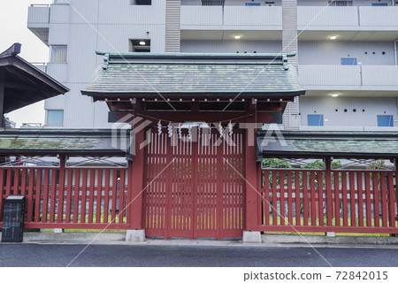 Otabisho Okunitama Shrine Accommodation place for portable shrines 72842015