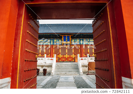 Temple of Heaven, historic architecture in Beijing, China Temple of Heaven, historic architecture in Beijing, China 72842111