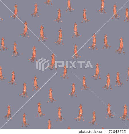 Random pale seamless pattern with little orange... - Stock Illustration ...