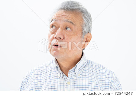 老人的表情 72844247